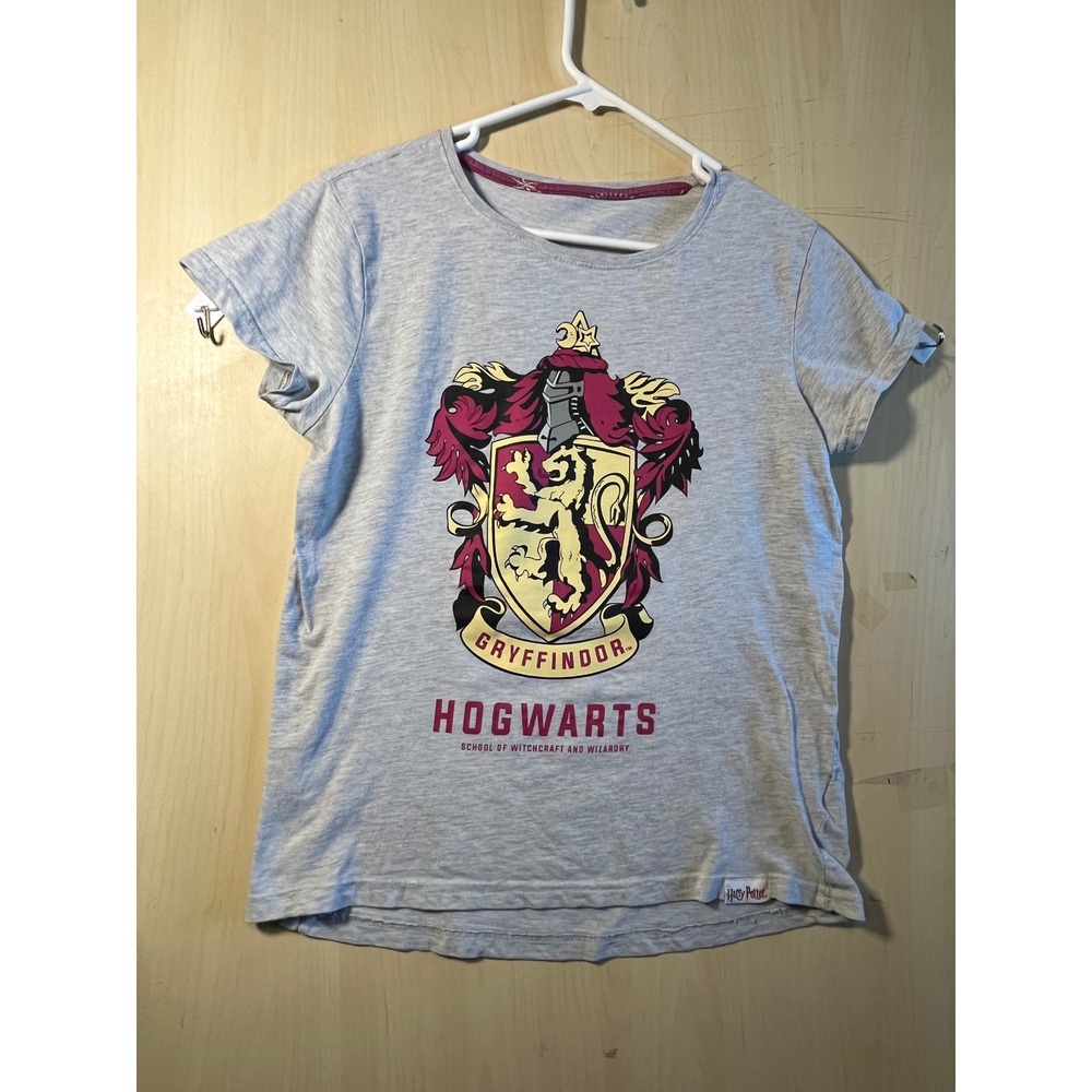 Harry Potter‎ Gryffindor Hogwarts Graphic T-Shirt Womens Heather Gray
